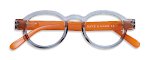 Have A Look Reading Glasses CIRCLE TWIST (grey/orange)｜ハブアルック・リーディンググラス・サークルツイスト(グレー/オレンジ)｜既成老眼鏡