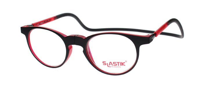 首掛け老眼鏡 SLASTIK READERS SOHO/スラスティック・リーダース・ソーホー(ブラック/レッド)
