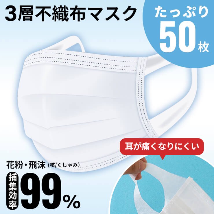 高性能で快適！ウィルス対策にお勧めな日本メーカーの不織布マスク｜Unifree