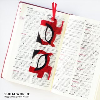 【SUGAI WORLD / スガイワールド】 変装しおり / Face & Bookmark （カブキ） | メガネモチーフ,ブックマーカー,しおりの商品画像