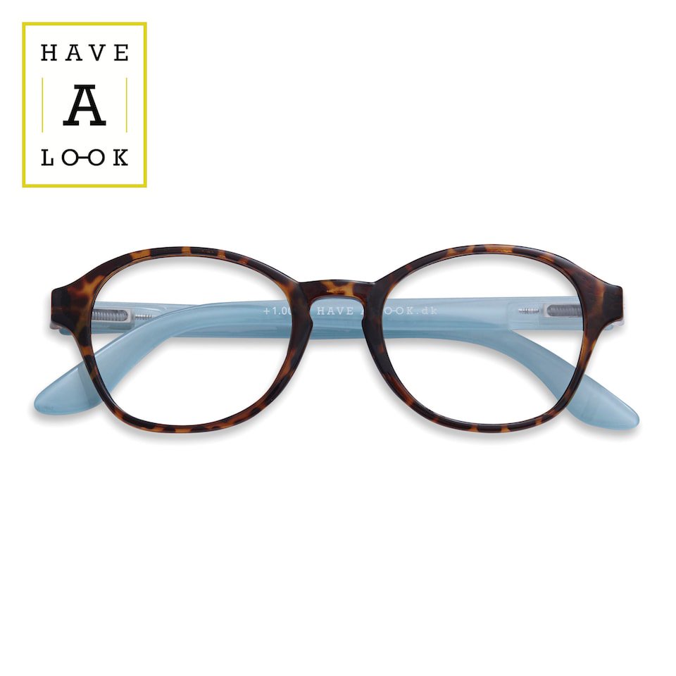 北欧デザインのお洒落な老眼鏡、ハブアルックの通販｜CIRCLE トータス/ブルー