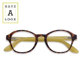 【HAVE A LOOK】Reading Glasses Circle (Tortoise/Lime)｜ハブアルック・リーディンググラス・サークル(トータス/ライム)｜既成老眼鏡の商品画像