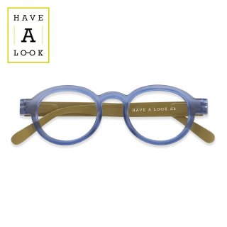 【HAVE A LOOK】Reading Glasses Circle Twist (Blue/Lime)｜ハブアルック・リーディンググラス・サークルツイスト(ブルー/ライム)｜既成老眼鏡の商品画像