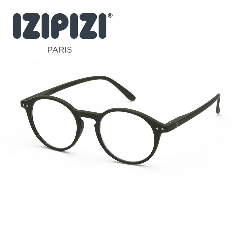 IZIPIZI／Reading #D／ボストン眼鏡／カーキグリーン - メガネ・老眼鏡