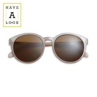 【HAVE A LOOK】Sunglasses Diva (Sand)｜ハブアルック・サングラス・ディーバ(サンド)｜大きいラウンド,デンマーク,紫外線カットの商品画像
