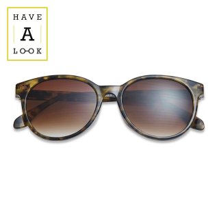 【HAVE A LOOK】Sunglasses City (Tortoise)｜ハブアルック・サングラス・シティー(トータス)｜丸みのあるティアドロップ,デンマーク,紫外線カットの商品画像