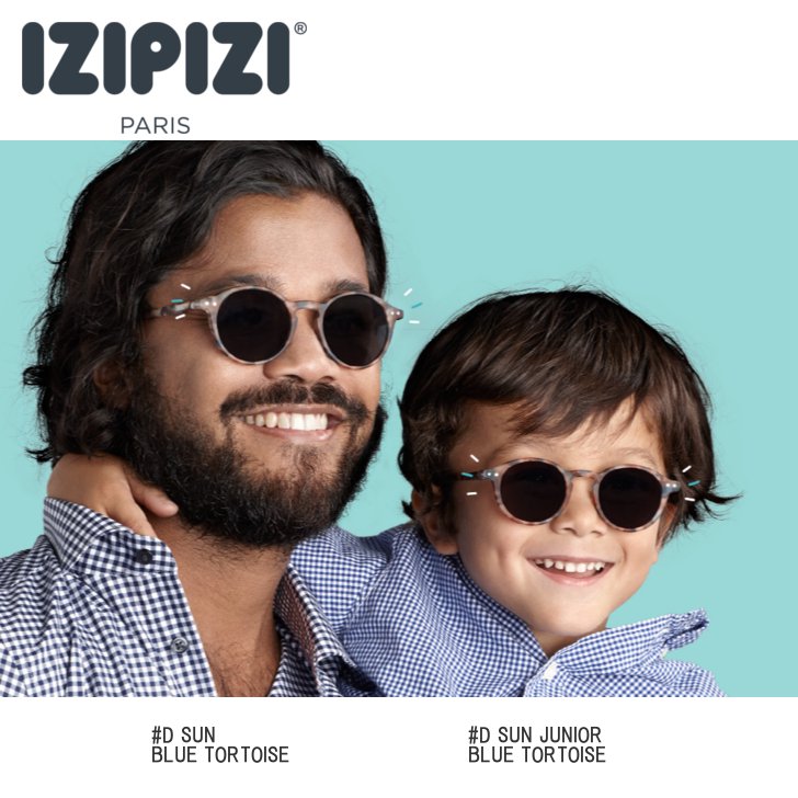 IZIPIZI(イジピジ)製フランスブランドの子供用サングラス｜#Gネイビーブルー