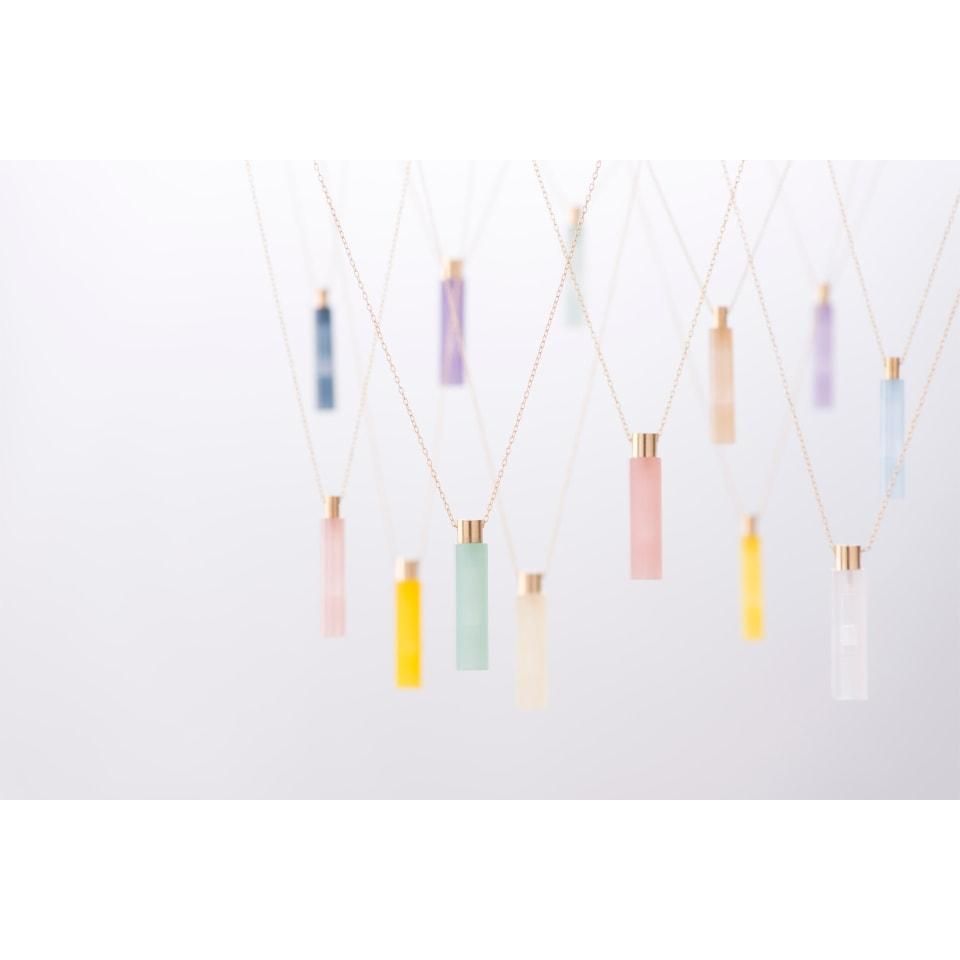 おしゃれなホイッスルペンダントeffe bottle-colum クリアー｜element