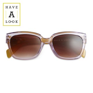 【HAVE A LOOK】Sunglasses Mood (Purple/Lime)｜ハブアルック・サングラス・ムード(パープル/ライム)｜大きいスクエア,デンマーク,紫外線カットの商品画像