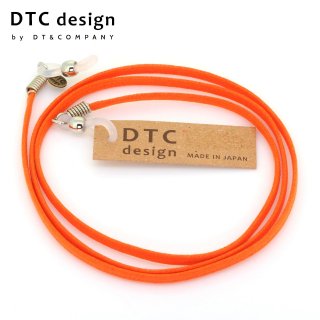 【DTC design】glasses code GT33 (orange)｜ディーティーシーデザイン・平ワックスコットンコード (オレンジ)｜ヴィヴィッドカラーの平織グラスコード の商品画像