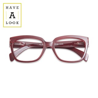 【HAVE A LOOK】Screen Reading Glasses Mood (Dark Red)｜ハブアルック・スクリーン・リーディンググラス・ムード(ダークレッド)｜ブルーライトカット老眼鏡の商品画像