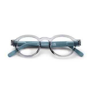 HAVE A LOOKBlue Light Glasses Circle Twist (grey/blue)åϥ֥å֥롼饤ȥåȡ꡼ǥ󥰥饹ĥȡôϷξʲ