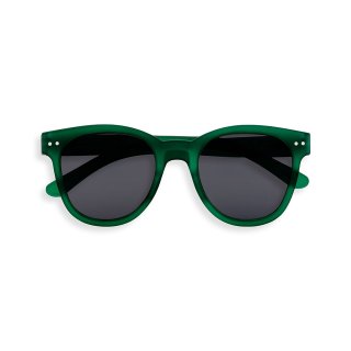 【IZIPIZI】Sun #N (Green)｜イジピジ・サン・エヌ(グリーン)｜ウェリントン,オーバーサイズ,UVカット,大きいサイズのサングラスの商品画像
