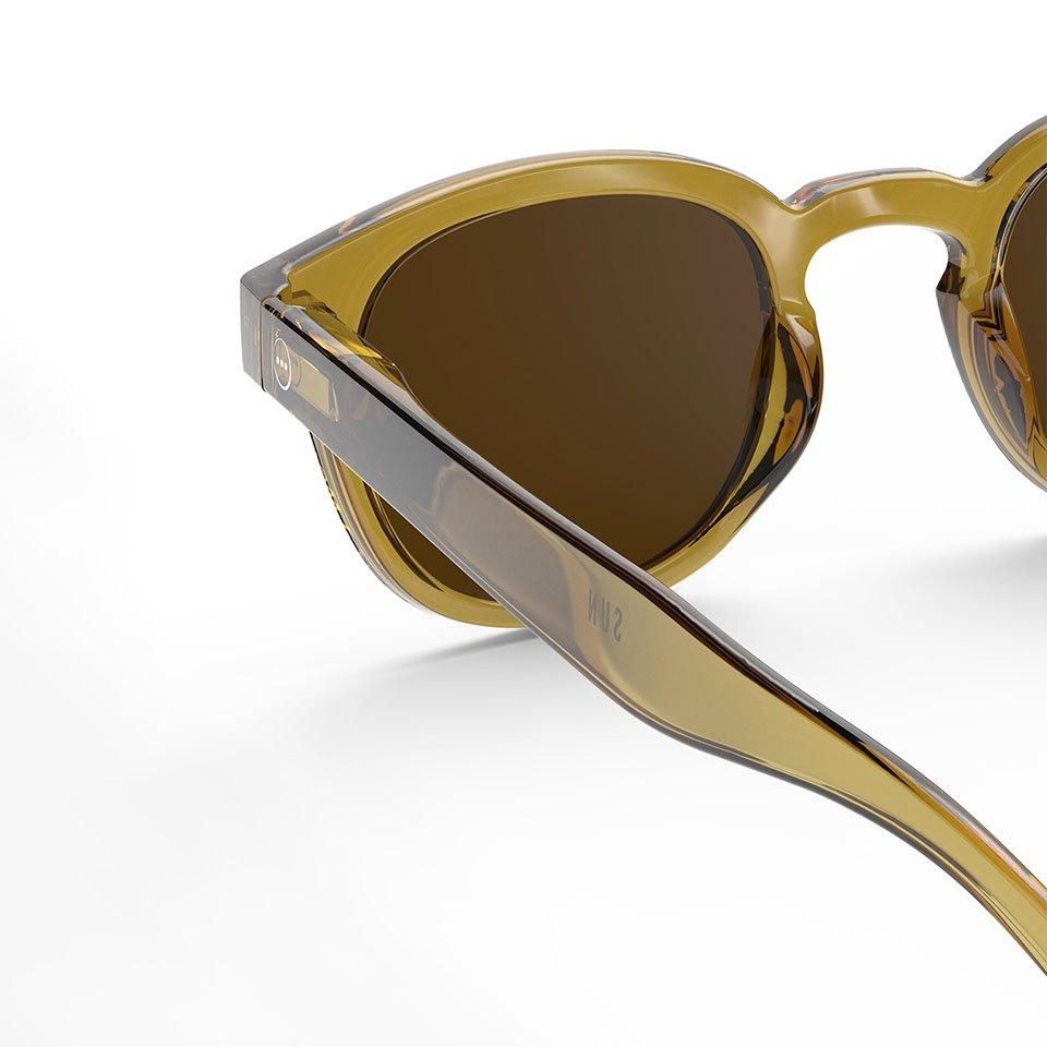 オシャレなサングラス【IZIPIZI】Sun #C (ゴールデングリーン