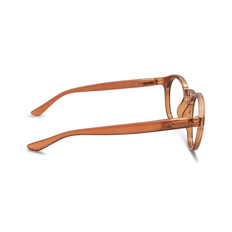 HAVE A LOOK Blue Light Glasses Casual (Brown) サイド