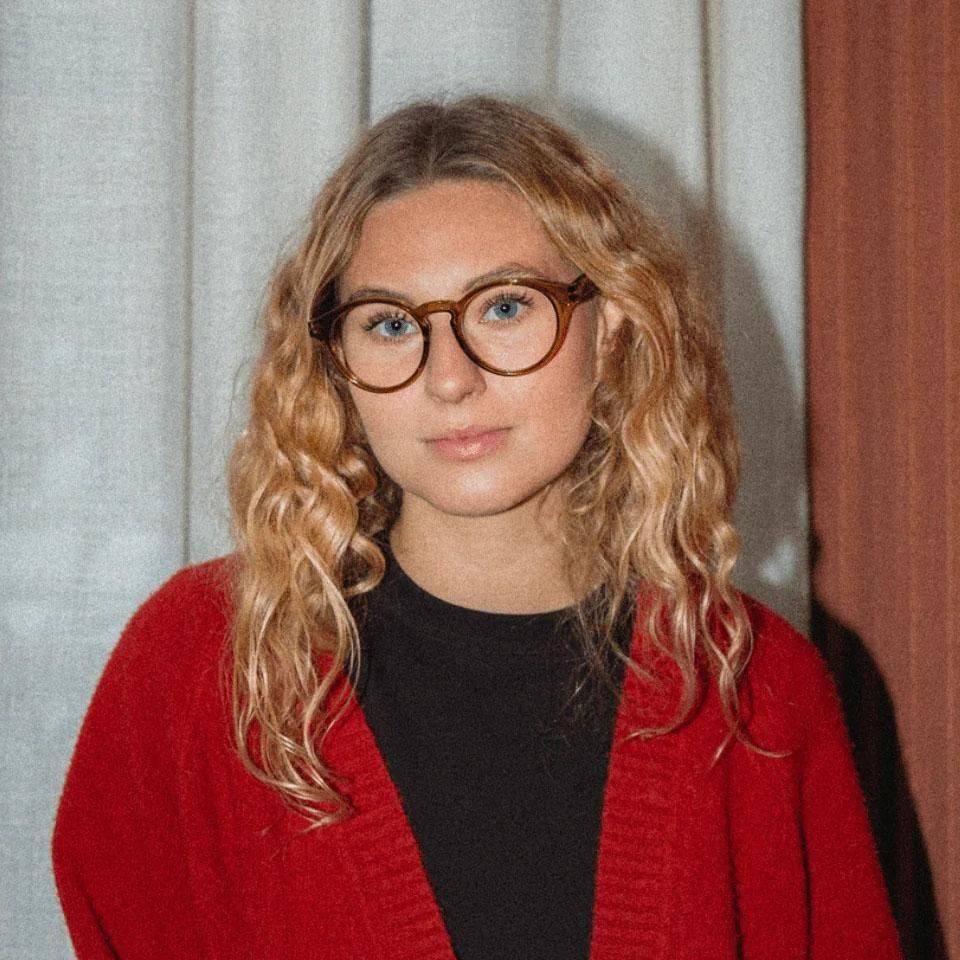 HAVE A LOOK Blue Light Glasses Casual (Olive Brown) モデル