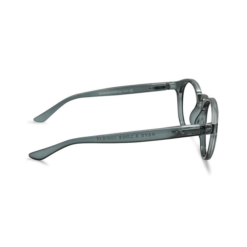 HAVE A LOOK Blue Light Glasses Casual (Smoke) サイド