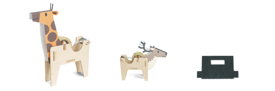 PLAY-DECO/プレイデコ GIRAFFE TAPE DISPENSER (テープ・ディスペンサー)