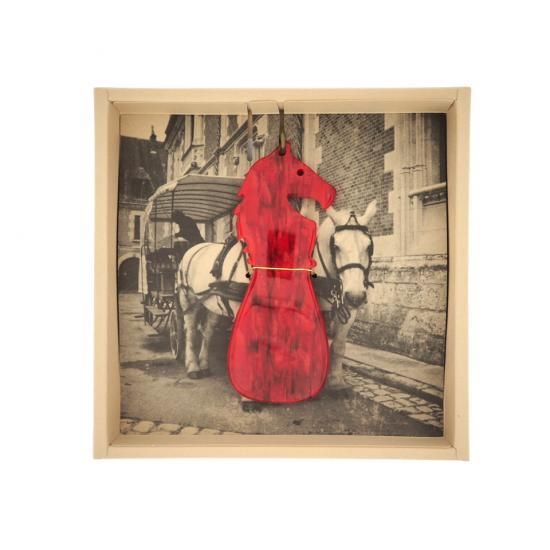 Sabae/サバエ】 kutsubera 靴べら S ウマ(red)