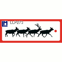 【L.M. Kartenvertrieb】LLP-273 Bookmarks (MUYBRIDGE, DEERS)｜LMカード,しおり,マイブリッジ-鹿｜レンチキュラー,ドイツの商品画像