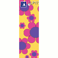 【L.M. Kartenvertrieb】LLP-172 Bookmarks (70’ FLOWER POWER)｜LMカード,しおり,70's フラワー・パワー(イエロー)｜レンチキュラー,ドイツの商品画像