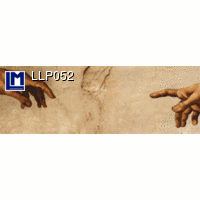 【L.M. Kartenvertrieb】LLP-052 Bookmarks (TOUCHING FINGERS)｜LMカード,しおり,ミケランジェロ-アダムの創造｜レンチキュラー,ドイツの商品画像