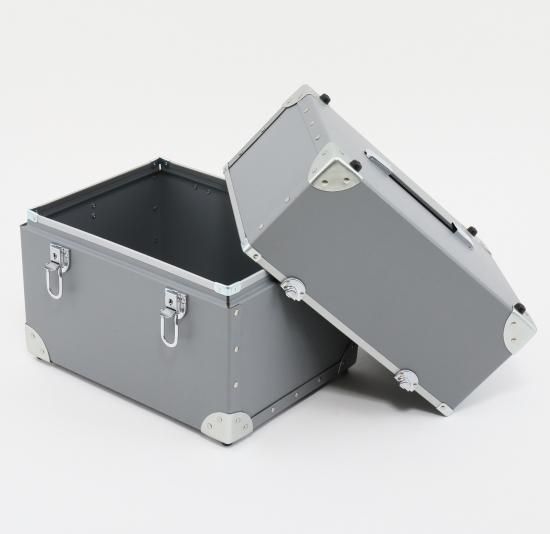 新品未使用品 樽屋 12インチレコードBOX (ファイバー製)/シルバー 樽屋 12インチレコードBOX (ファイバー製)/シルバー