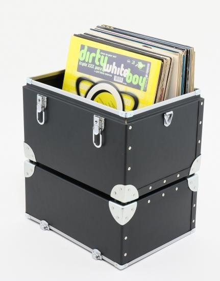 新品未使用品 樽屋 12インチレコードBOX (ファイバー製