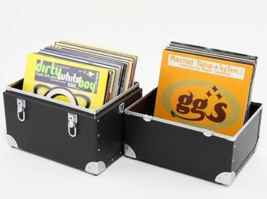 新品未使用品 樽屋 12インチレコードBOX (ファイバー製