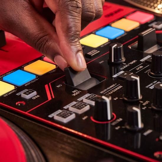 Pioneer DJ ( パイオニア ) DJM-S5 2ch DJミキサー DJM-S5 - スクラッチスタイル 2ch DJミキサー (Gloss red)