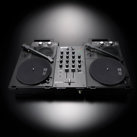 樽屋ポータブルDJセット|Black Technics 7” slip mats Edition 樽屋ポータブルDJセット|Black Technics 7” slip mats Edition