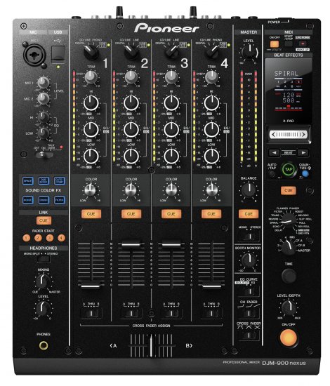 Pioneer DJミキサー　DJM-900nexus カバー付き