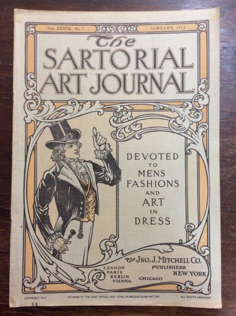 The SARTORIAL ART JOURNAL  JANUARY 1912