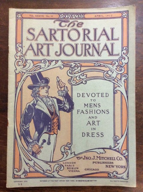 The SARTORIAL ART JOURNAL  APRIL 1912