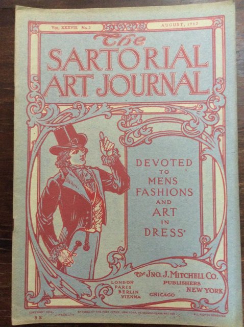 The SARTORIAL ART JOURNAL  AUGUST 1912