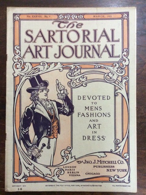 The SARTORIAL ART JOURNAL  MARCH 1913