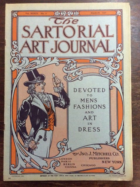 The SARTORIAL ART JOURNAL  MARCH 1914