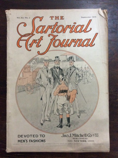 The SARTORIAL ART JOURNAL  SEPTEMBER 1915