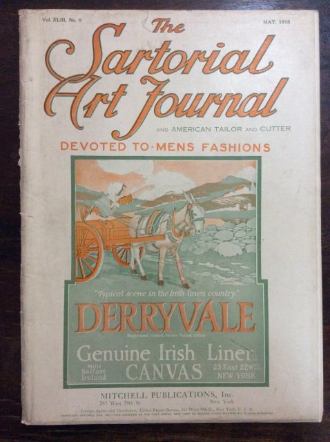 The SARTORIAL ART JOURNAL  AND AMERICAN TAILOR AND CUTTER  MAY 1918