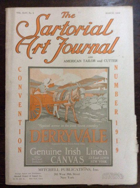 The SARTORIAL ART JOURNAL  AND AMERICAN TAILOR AND CUTTER   MARCH 1919