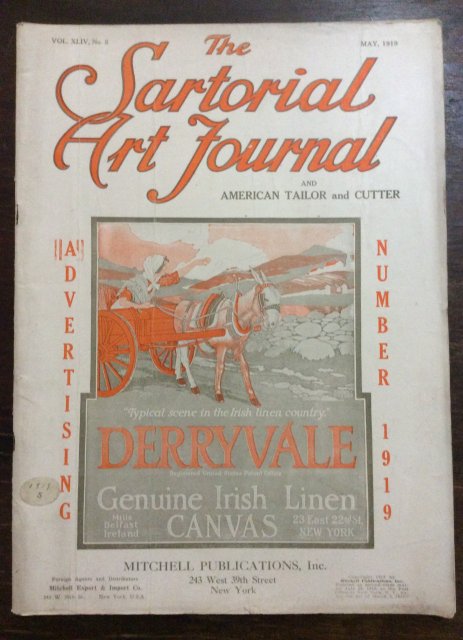 The SARTORIAL ART JOURNAL AND AMERICAN TAILOR AND CUTTER   MAY 1919