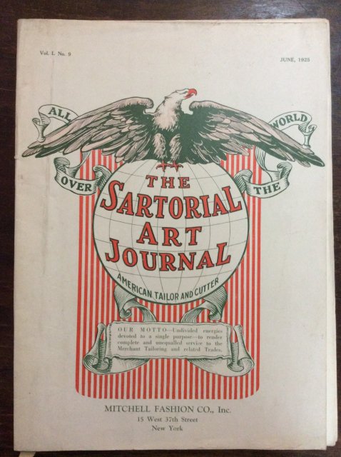 The SARTORIAL ART JOURNAL  AND AMERICAN TAILOR AND CUTTER JUNE 1925