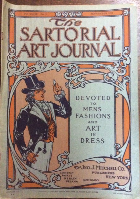 The SARTORIAL ART JOURNAL  SEPTEMBER 1913