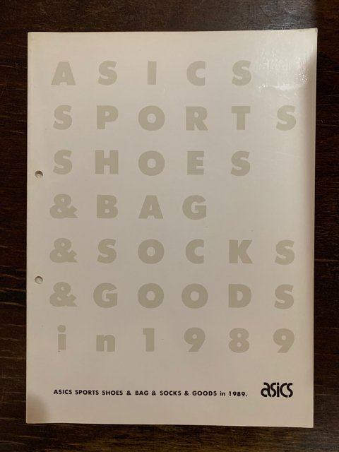 ASICS SPORTS  SHOES  BAG SOCKS GOODS 1989 カタログ