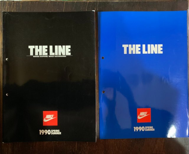 THE  LINE （2冊セット）   NIKE 1990  SPRING SUMMER カタログ