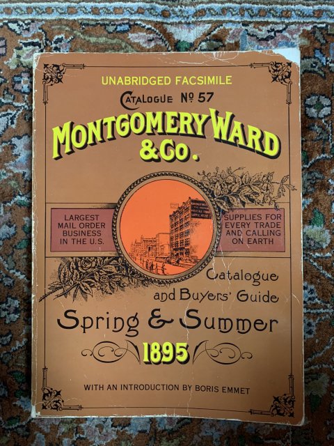 MONTGOMERY WARD & CO.  catalog   Spring & Summer  1895