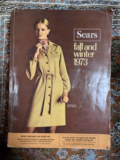 Sears  catalog   fall &  winter  1973