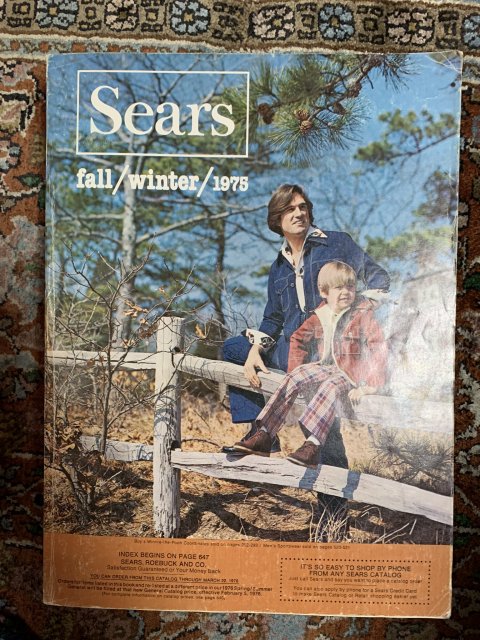 Sears  catalog   fall &  winter  1975