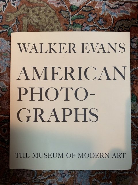 WALKER EVANS   AMERICAN PHOTOGRAPHS
