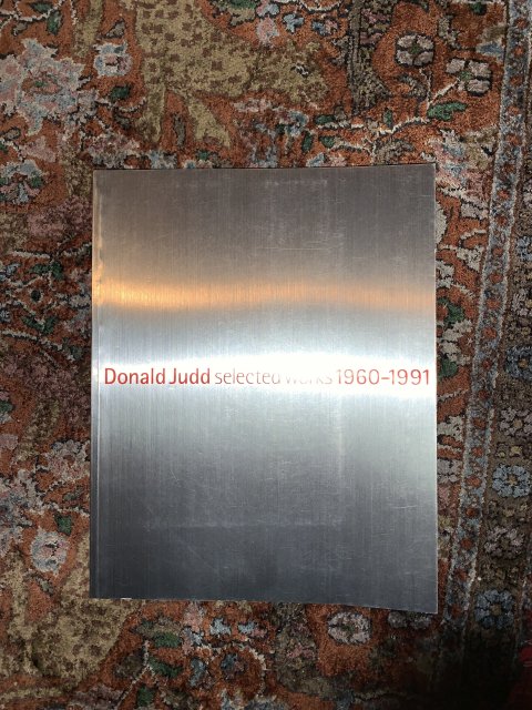 Donald Judd   selected works  19601991
